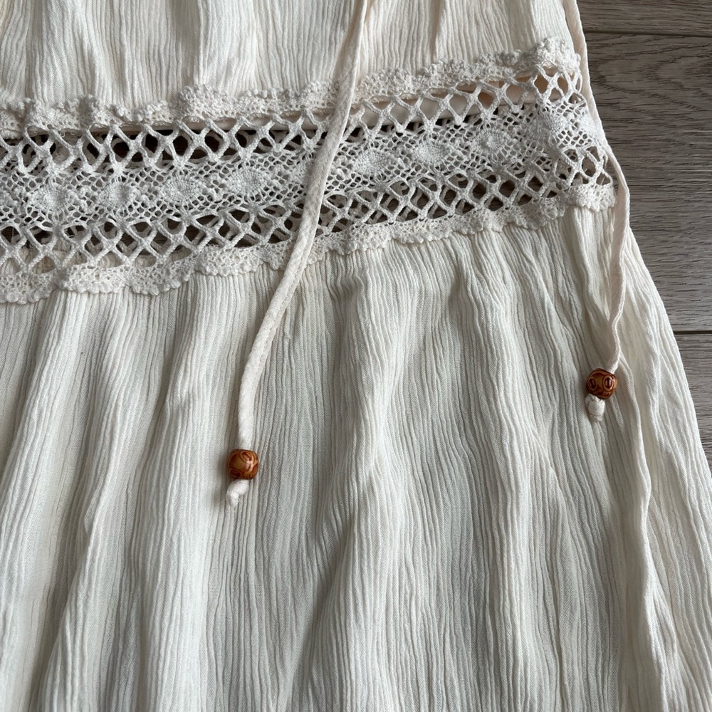 Cream Maxi Skirt - Picture 2 of 2